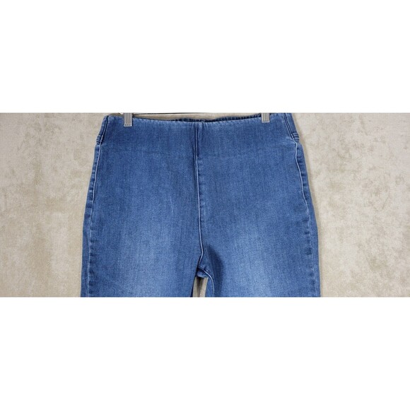 Soft Surroundings Women's Skinny Jeans Pull On Petite Medium Size PM Blue - Picture 4 of 15